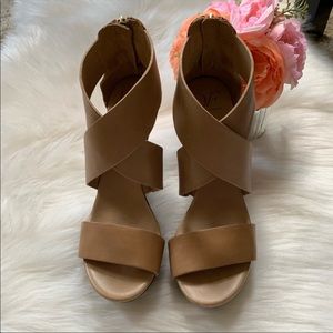 Diave von Furstenberg leather opal wedges, 8
